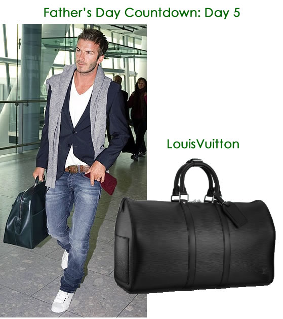 How much is David Beckham's clothes? $4000 BAG 